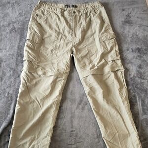 REI Sahara Convertible Hiking Pants Mens 40x34 Beige Outdoors‎ Activewear